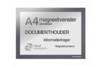 Magneetvenster A4 uitwisbaar | Grijs
