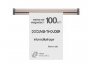 Memo rail magnetisch 100cm