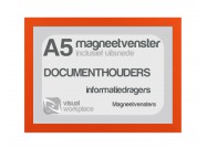 Magneetvenster A5 (incl. uitsnede) | Oranje
