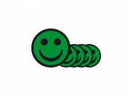 Magnetische smileys 2,5cm | Groen