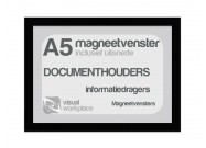 Magneetvenster A5 (incl. uitsnede) | Zwart