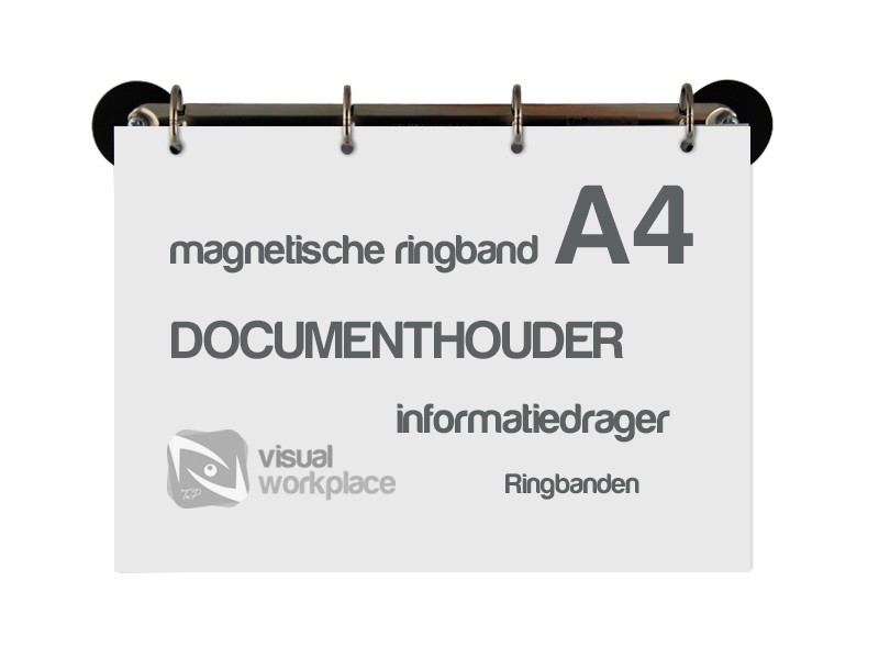 Verzakking Bestaan Overvloed Magnetische ringband A4 - Visual Workplace B.V.