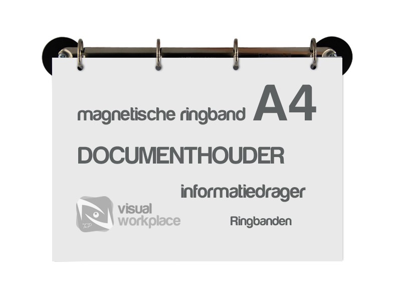 Magnetische ringband A4 - B.V.