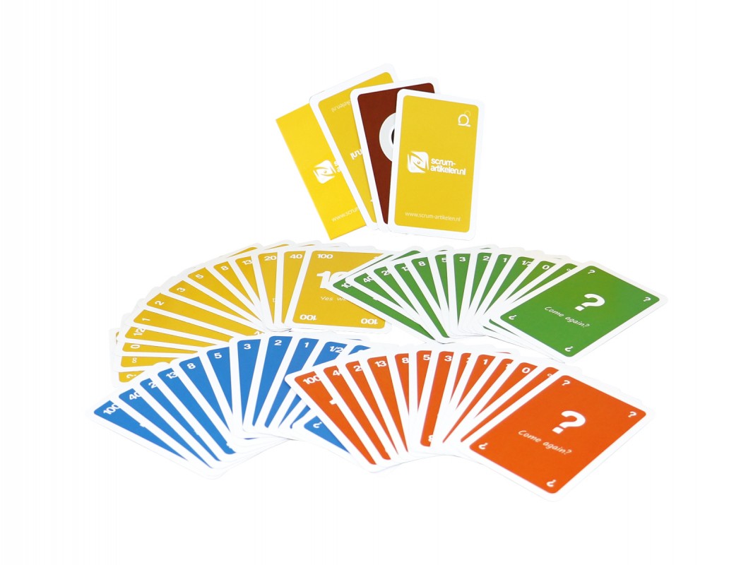 Luxe baseren geweer Scrum Planning Poker kaarten (Nederlands) - Visual Workplace B.V.