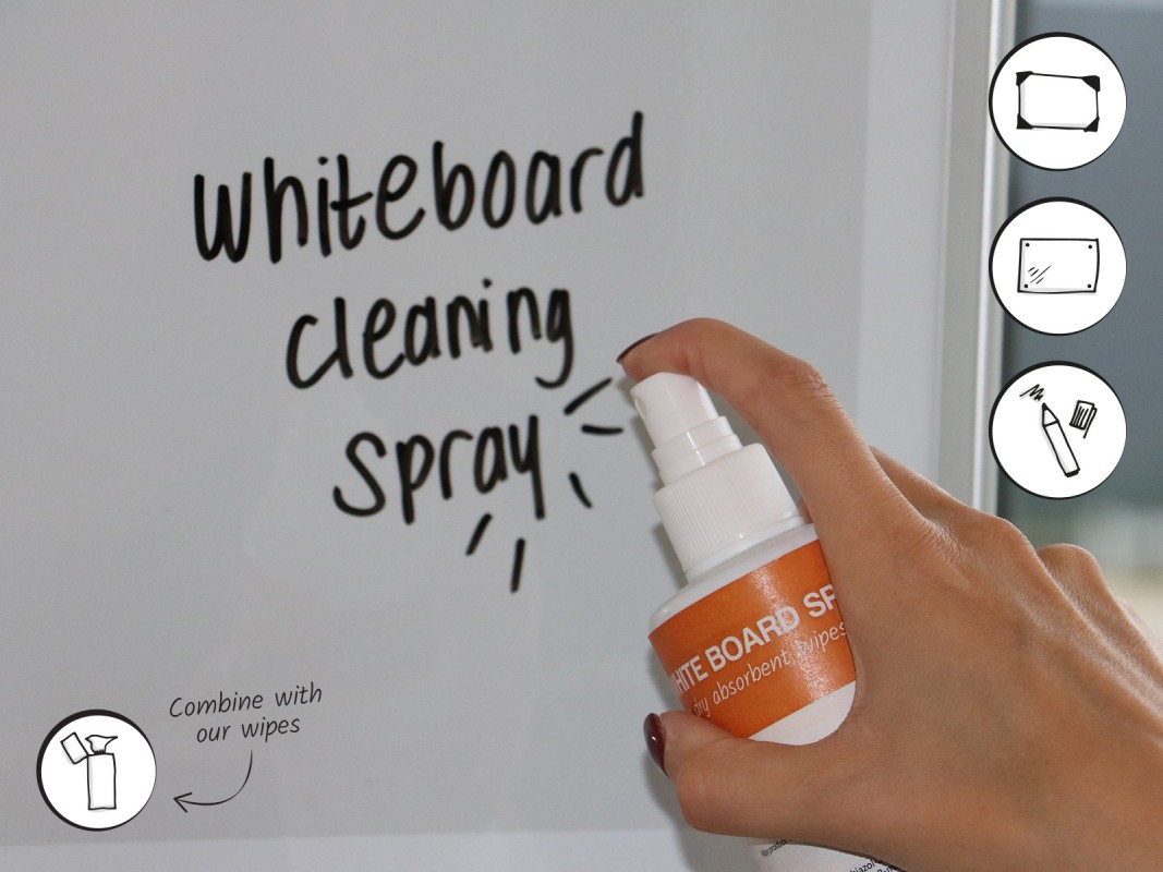 Whiteboard reinigingsspray Visual Workplace B.V.
