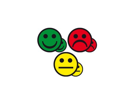 Magnetische smileys 2,5cm (mix set) - Visual Workplace B.V.