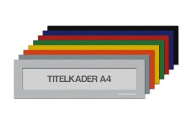 Magnetisch titelkader A4 (alle kleuren)