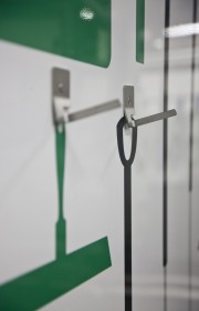 Ophanghaken schoonmaakmaterialen schaduwborden