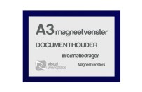 Magneetvenster A3 | Blauw