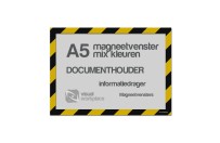 Magneetvenster A5 (mix kleuren) | Zwart / Geel