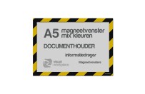 Magneetvenster A5 (mix kleuren) | Zwart / Geel