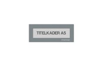 Magnetische titelkader A5 | Grijs