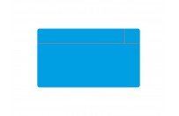 Beschrijfbare magneten - Rechthoek 14cm | Licht blauw