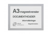 Magneetvenster A3 | Zilvergrijs