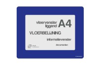 Vloervensters A4 (set) | Blauw