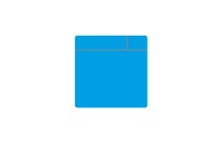 Scrum whiteboard magneet (blauw)