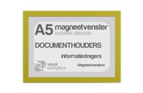 Magneetvenster A5 (incl. uitsnede) | Geel