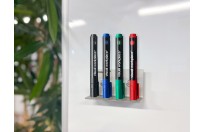 RVS Stiftenhouder incl. whiteboardmarkers (mix kleuren)