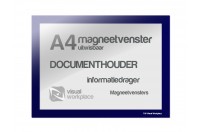 Magneetvenster A4 uitwisbaar | Blauw