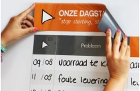 Dagstartbord magneten (header + tabel)