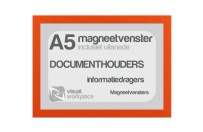 Magneetvenster A5 (incl. uitsnede) | Oranje
