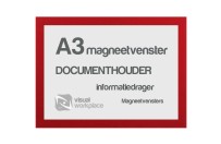 Magneetvenster A3 | Rood