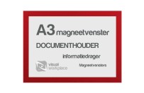 Magneetvenster A3 | Rood