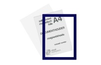 Zelfklevend magneet folie A4 (incl. magneetvenster) | Blauw