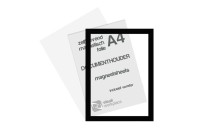 Zelfklevend magneet folie A4 (incl. magneetvenster) | Zwart