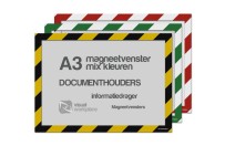 Magneetvenster A3 (mix kleuren)