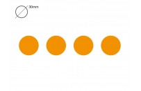 Whiteboard magneten rond | Oranje