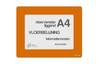 Vloervensters A4 (set) | Oranje