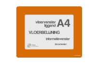 Vloervensters A4 (set) | Oranje