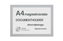Magneetvenster A4 | Zilvergrijs