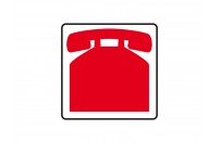 Telefoon magneet (Customer Service) | Rood