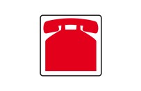Telefoon magneet (Customer Service) | Rood