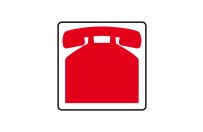 Telefoon magneet (Customer Service) | Rood