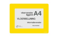 Vloervensters A4 (set) | Geel