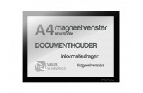 Magneetvenster A4 uitwisbaar | Zwart