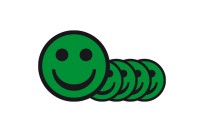 Magnetische smileys 5cm | Groen