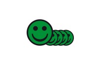 Magnetische smileys 2,5cm | Groen