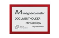 Magneetvenster A4 | Rood