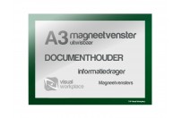 Magneetvenster A3 uitwisbaar | Groen