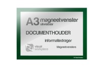 Magneetvenster A3 uitwisbaar | Groen