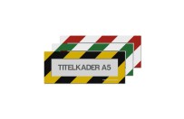 Magnetische titelkader A5 (mix kleuren)