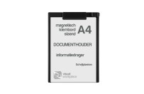 Klembord magnetisch A4 (staand) | Zwart