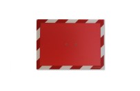 Magnetisch informatie display A3 | Rood / Wit