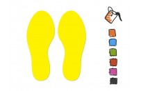Vloerstickers voetstappen (Kleuren)