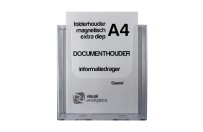 Folderhouder magnetisch A4 - extra diep (staand)