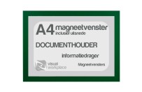 Magneetvenster A4 (incl. uitsnede) | Groen